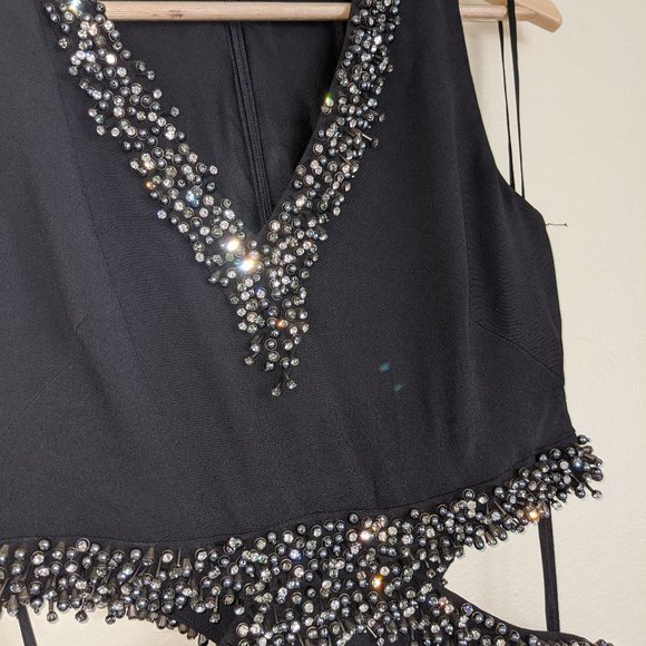 SemSem DANA CUT-OUT DRESS - BLACK - Picture 4 of 5